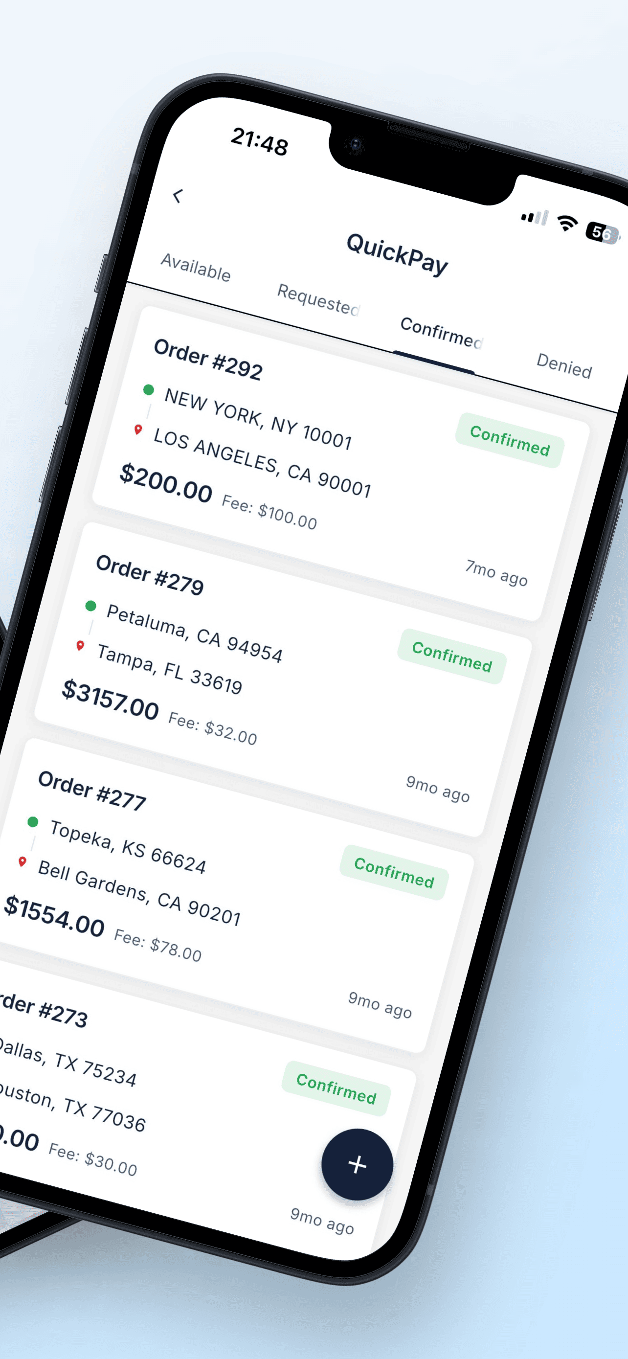 QuickPay — fast settlement on confirmed loads